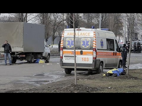 مقتل شخصين إثر انفجار أثناء مسيرة في خاركيف